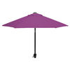 STURDI PLUS - 2.5m Round - Aluminium Garden Parasol - Crank & Tilt - Plum