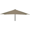 STURDI PLUS - 3m Round - Aluminium Garden Parasol - Crank & Tilt - Plain Taupe