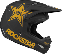 Fly Racing Kinetic Rockstar Motocross Helmet,  black,  Size S