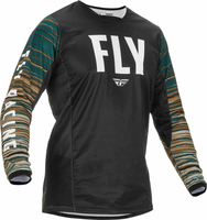 Fly Racing Kinetic Wave Motocross Jersey,  black,  Size L