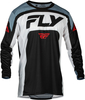 Fly Racing Lite 2024 Motocross Jersey,  black-grey-white,  Size L