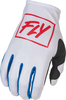 Fly Racing Lite Motocross Gloves,  white-red-blue,  Size XS,  white-red-blue,  Size XS