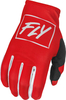 Fly Racing Lite Motocross Gloves,  white-red,  Size S,  white-red,  Size S