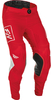Fly Racing Lite Motocross Pants,  white-red,  Size 38,  white-red,  Size 38