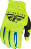 Fly Racing Lite Youth Motocross Gloves,  yellow,  Size L for Men