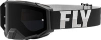 Fly Racing Zone Pro Motocross Goggles,  black-grey for Men