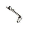 Foot brake lever aluminium,  HONDA CBR 600 F,  99-06,  foldable,  silver,  silver