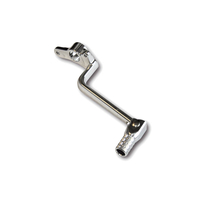 Foot brake lever aluminium,  SUZUKI GSX-R 1300,  99-07,  foldable,  silver,  silver
