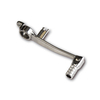 Foot brake lever aluminium,  SUZUKI GSX-R 600/750,  06-07,  GSX-R1000,  05-06,  foldable,  silver,  silver