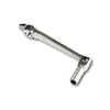 Foot brake lever aluminium,  SUZUKI SV 650,  97-02,  foldable,  silver,  silver