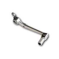 Foot brake lever aluminium,  YAMAHA YZF R1,  02-03,  foldable,  silver,  silver