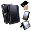 Alston Craig Alston Craig Personalised Vintage Genuine Leather Embrace Pro Case Cover for Apple iPad Mini / Retina (Blue Striped) (Sleep function) - Black