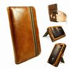 Alston Craig Alston Craig Personalised Vintage Genuine Leather Embrace Pro Case Cover for Galaxy Tab Galaxy Tab 3 8" (Olive striped) (Sleep function) - Brown