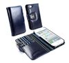 Alston Craig Alston Craig Personalised Vintage Genuine Leather Wallet Case Cover for Apple iPhone 5 / 5s (Blue striped) (free Screen Protector) - Royal Blue