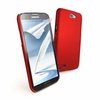 E-Volve Hard-Back case cover for Samsung Galaxy Note 2 (inc screen protector) - Red