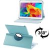 E-Volve Rotating Multi-Angle Faux leather case cover for Samsung Galaxy Tab 4 10.1 - Blue