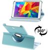 E-Volve Rotating Multi-Angle Faux leather case cover for Samsung Galaxy Tab 4 8.0" - Blue