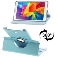 E-Volve Rotating Multi-Angle Faux leather case cover for Samsung Galaxy Tab 4 8.0" - Blue