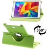 E-Volve Rotating Multi-Angle Faux leather case cover for Samsung Galaxy Tab 4 8.0 - Green
