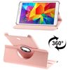E-Volve Rotating Multi-Angle Faux leather case cover for Samsung Galaxy Tab 4 8.0 - Pink