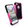 E-Volve Tri-Shield multi-layer Tuff Case for iPhone 5 / 5s (free Screen Protector) - Pink