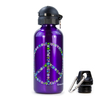 Green Bottle BPA Free / Non Toxic Water Bottle 600 ml / 20 oz - Peace (Purple)