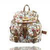 TLC Anna Smith Vintage Retro Ladies Fashion Owl Backpack / Rucksack - White