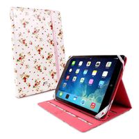 TLC TLC Slim-Stand fabric case cover for Apple iPad Air (Sleep Function) - White (Rockabetty)