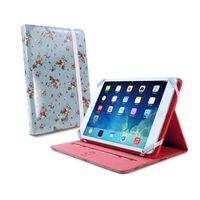 TLC TLC Slim-Stand fabric case cover for Apple iPad Mini / Retina (Sleep Function) - Blue (Rockabetty)