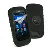 Tuff-Luv Silicone Gel Skin Case Cover for Garmin Edge 1000 and Screen Protector - Black
