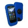 Tuff-Luv Silicone Gel Skin Case Cover for Garmin Edge 1000 and Screen Protector - Blue
