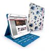 Tuff-Luv Slim-Stand fabric case cover for Samsung Galaxy Tab 4 (10.1") - White (Secret Garden)