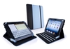 Tuff-Luv Slim-Stand Faux Leather Case Cover for the Apple iPad 2 / new iPad (Retina) - Blue/Black