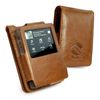 Tuff-Luv Vintage Leather Flip-Style Case Cover for Astell & Kern AK100 (free Screen Protector) - Brown