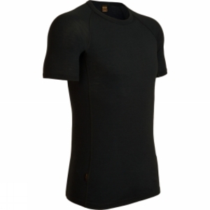 Icebreaker Everyday Short Sleeved Crewe Black