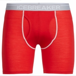 Icebreaker Mens Anatomica Long Boxer With Fly Rocket/Lunar