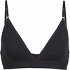 Icebreaker Womens Siren Bra Black/Black