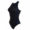 Zoggs Cable Highneck Swimsuit Black / Blue