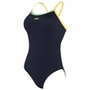 Zoggs Cannon Strikeback Swimsuit black/green/orange