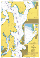 Admiralty Chart 47 - Puget Sound Point No Point to Alki Point