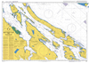 Admiralty Chart 4955 - North Pender Island to Thetis Island