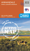 Annandale,  Annan,  Lockerbie & Beattock OS Explorer Active Map 322 (waterproof)