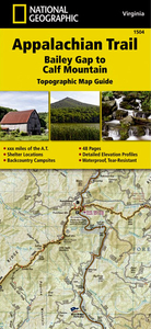 Appalachian Trail: Bailey Gap to Calf Mountain Hiking Atlas,  VA