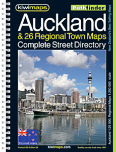 Auckland and 25 Regional Towns Complete Street Directory