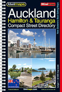 Auckland,  Hamilton and 28 Regional Towns Compact Street Directory