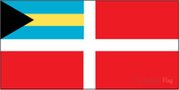 Bahamas Civil Ensign - 1/2 yard - Printed