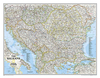 Balkans NGS Classic Wall Map PAPER
