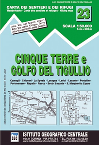 Cinque Terre - Golfo del Tigullio: La Spezia - Sestri Levante - Rapallo - Genoa 50K IGC Map No. 23
