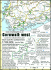 Cornwall West: Lands End to Bodmin/St Austell Cycle Map