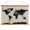 Cross Stitch Map of the World